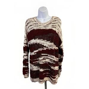 Mango Chunky Oversized Sweater Woman’s Size Large